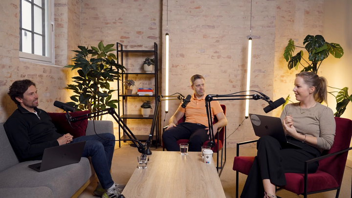 Inbound under podcast innspilling.